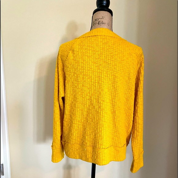 Vince Camino Yellow Cardigan - Large - Picture 2 of 2